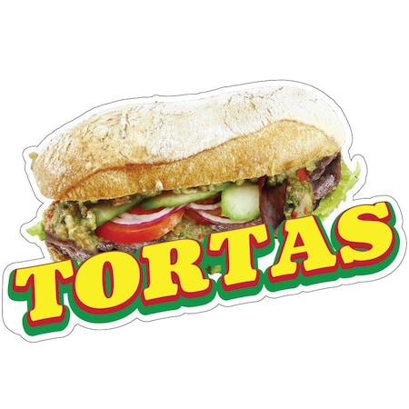 Tortas Decal Concession Stand Food Truck Sticker